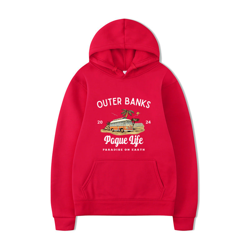 Outer Banks Pogue Life Graphic Hoody Autumn Winter Hoodie